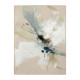 Cuadro impresión con marco beige abstracto 90 x 120 x 4,5 cm