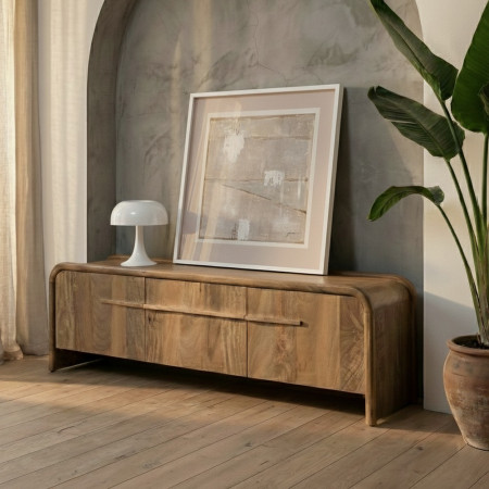 Mueble Tv Natural 160 x 50 x 40 cm
