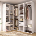 Roupeiro de Canto Aberto XXL  - Suit - Branco - Natural 124 x 204,5 x 186,3 cm