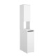 Colonna ausiliaria da lavanderia Fit bianca 2 ante - fanmuebles