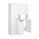 Conjunto de lavadero multifunción Fit blanco 134 cm - fanmuebles