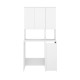Waschküchen-Set mit Beistellschrank Fit weiß 95 cm - fanmuebles