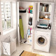 Waschküchen-Set mit 2-türigem Schrank Fit 141,3 cm - fanmuebles