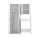 Waschküchen-Set mit 2-türigem Schrank Fit 141,3 cm - fanmuebles
