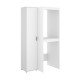 Mueble lavadero Fit blanco con hueco secadora y armario 102,3 x 190 x 62 cm
