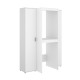 Set Waschturm & 2 Hochschränke Fit weiß 141,3 cm - fanmuebles