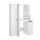 Set Waschturm & 2 Seitenschränke Fit weiß 134 cm - fanmuebles