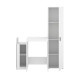 Set Waschmaschinen-Unterschrank & Hochschrank Fit 133,8 cm
