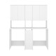 Conjunto doble lavadora secadora y columna Fit 158,3 cm - fanmuebles