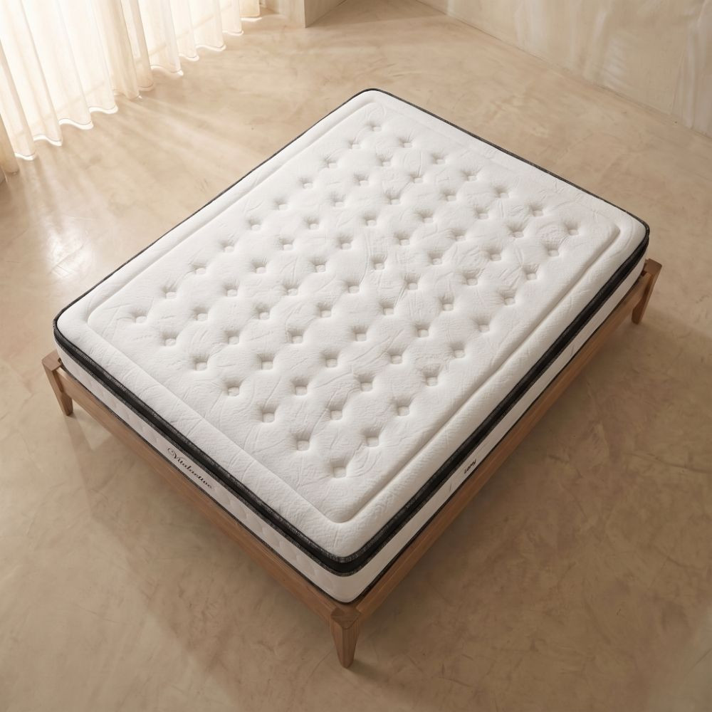 Matelas Laxy HR et Viscogreen Siena, vue de dessus