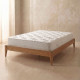 Colchão Laxy de molas bicônicas com visco Alba, vista lateral