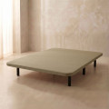 Sommier Tapissier Laxy Forbase - Tissu 3D Beige - Plusieurs Tailles