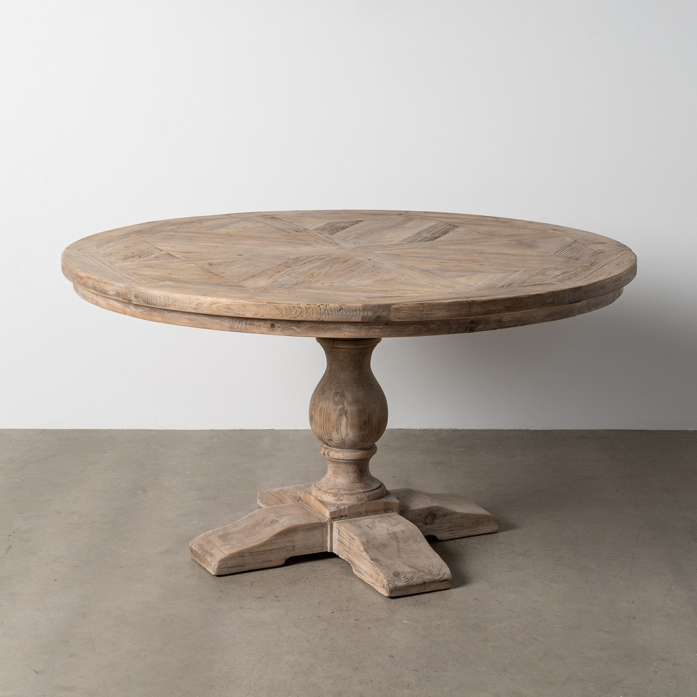 Mesa Comedor Envejecido 140 x 76 x 140 cm