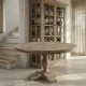 Mesa Comedor Envejecido 140 x 76 x 140 cm
