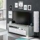 Meuble TV AMBIT en ciment blanc Artik