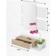 Ingresso TEKKAN Bianco Canadese con 1 cassetto e specchio, misure