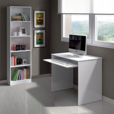 Secretária de Computador iJOY Branco Artik 002314A Ambiente