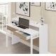 Mesa consola escritorio desplazable blanco Artik MADRID Abierta