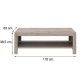 Table basse Valencia en chêne Nelson, dimensions