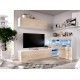Mueble salón UMA 201x118 cm con luces Led rincon ambiente