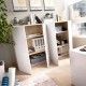Armario multifunción Rox roble natural blanco brillo ambiente