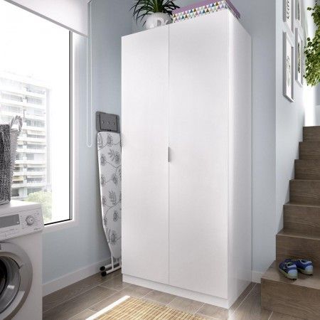 Armário barato de 2 portas Essen branco