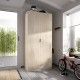Armadio economico Essen in rovere naturale