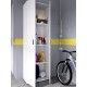 Armário multiusos Fit com 2 portas branco ambiente