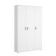 Armoire à balai polyvalente à 3 portes Fit