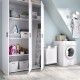 Armoire à balai polyvalente 3 portes Fit pour l'environnement