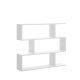 Scaffale basso Lis bianco lucido