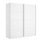 Armoire coulissante Slide 180 cm blanc brillant