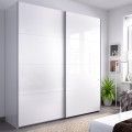 Armario 2 Puertas Correderas - Slide - Blanco 180 x 204 x 65 cm