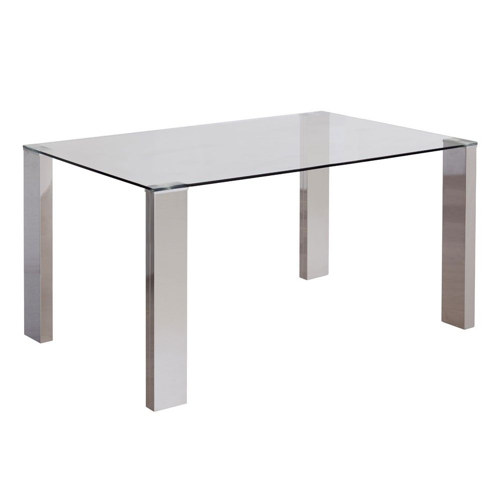Table à manger en verre Corina
