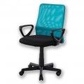 Chaise de bureau Amélie bleue