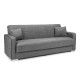 Divano letto a 3 posti clic clac con contenitore.