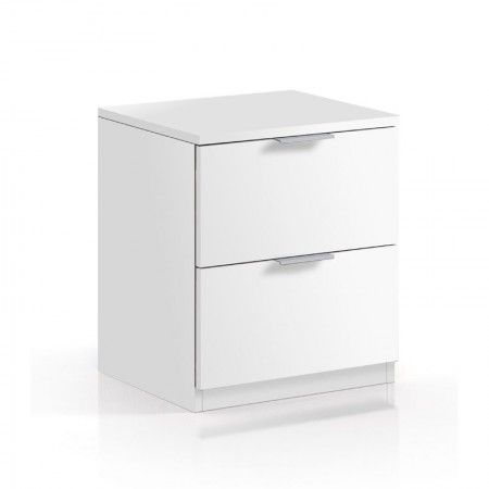 Comodino bianco Low Cost LC7820O