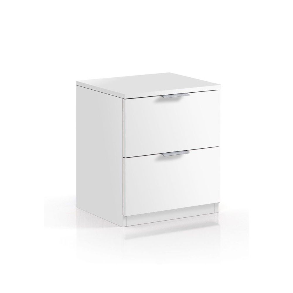 Table de chevet blanche Low Cost LC7820O