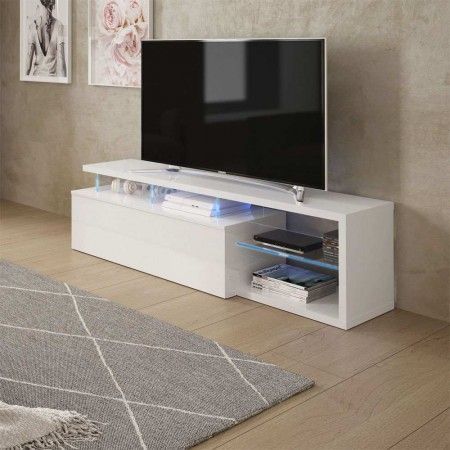Mueble para televisión con leds Blue Tech