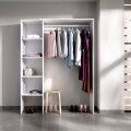 Dressing adaptable avec tiroir - Suit - Blanc 110/140 x 187 x 40 cm