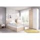 Ambiente quarto Dina cama com gavetas