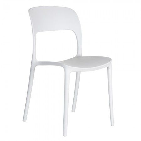 Chaise de salle à manger blanche pour traiteur