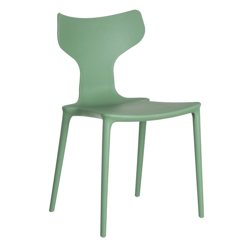 Sedia da pranzo verde menta