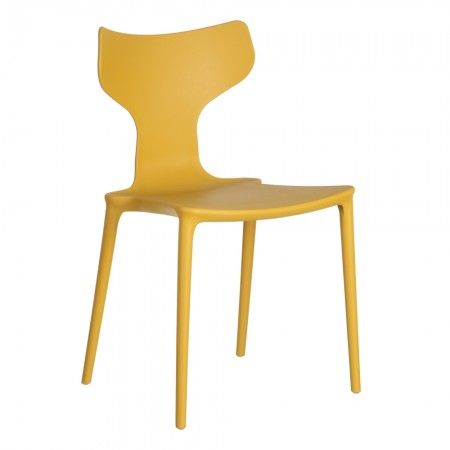 Silla comedor amarilla