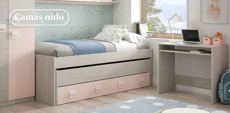 Camas dobles para niños y niñas